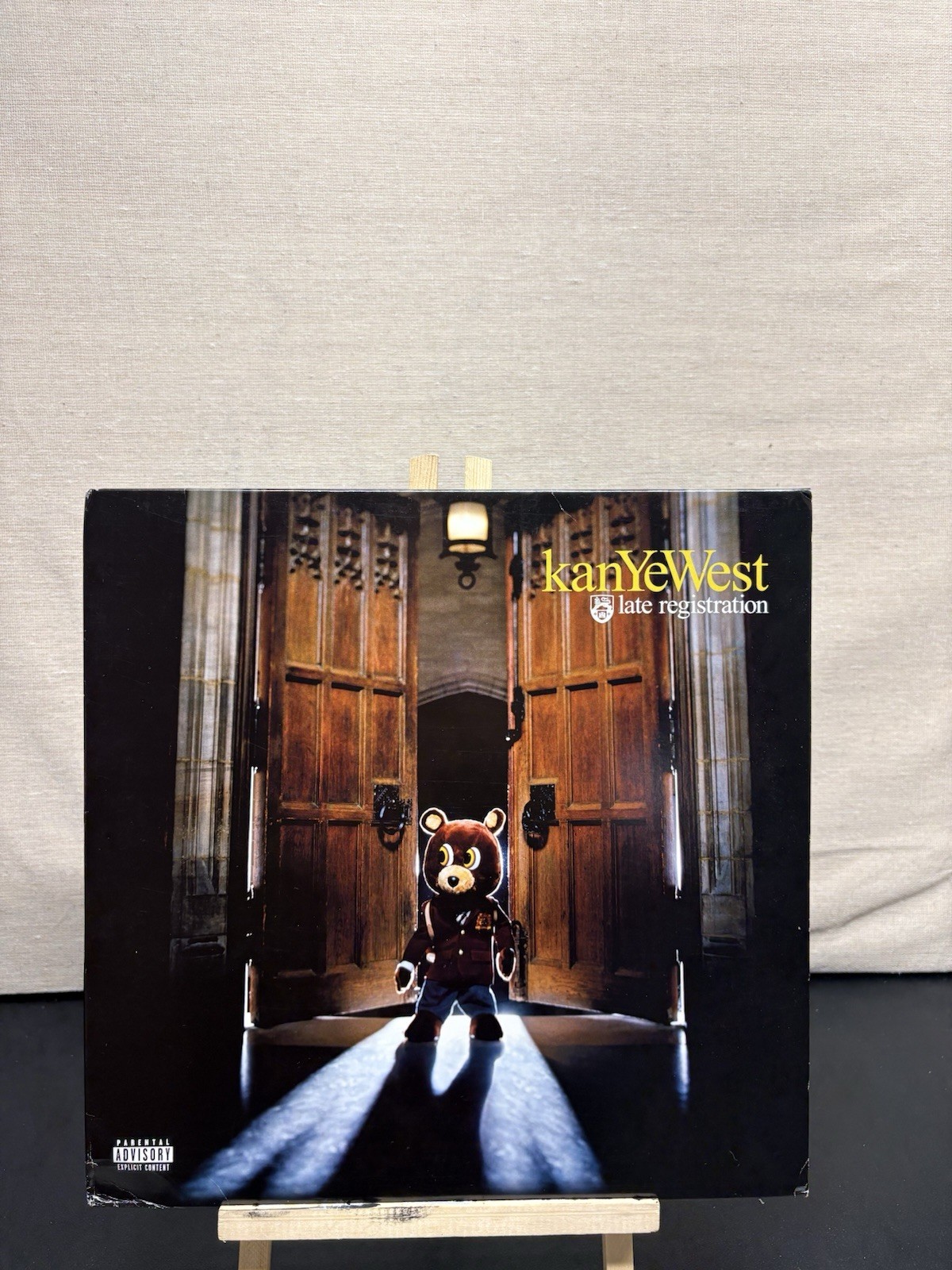 Kanye West Late Registration Vinyl LP 12″ Black Good 2LP Roc-A-Fella Hip Hop