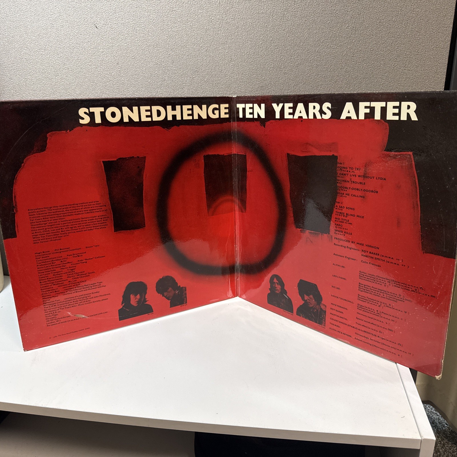 TEN YEARS AFTER STONEDHENGE VINYL RECORD ALBUM LP 1968 SML 1029