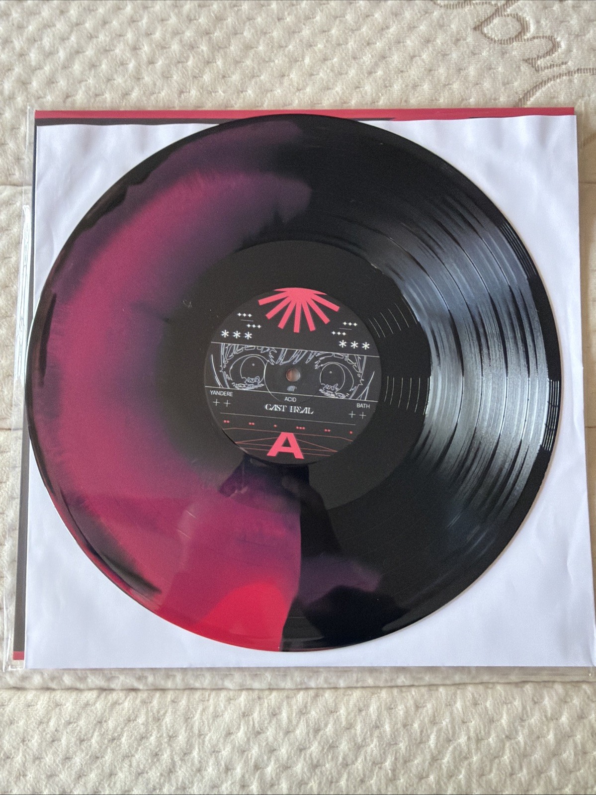 “Yandere Acid Bath” – Cast Heal (Doki Doki Beats) LP Vinyl 1st Print Burst Color