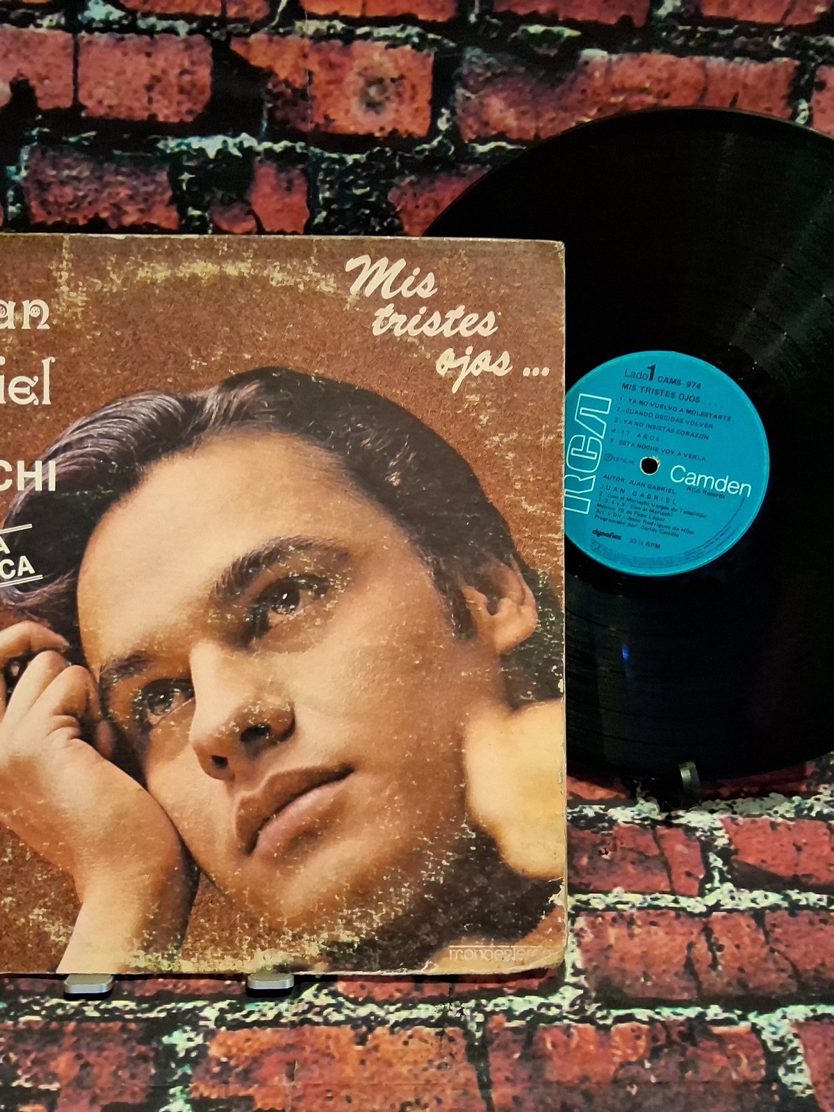 Juan Gabriel – Mis Tristes Ojos – LP Vinyl – MADE IN MEXICO – 1st Press