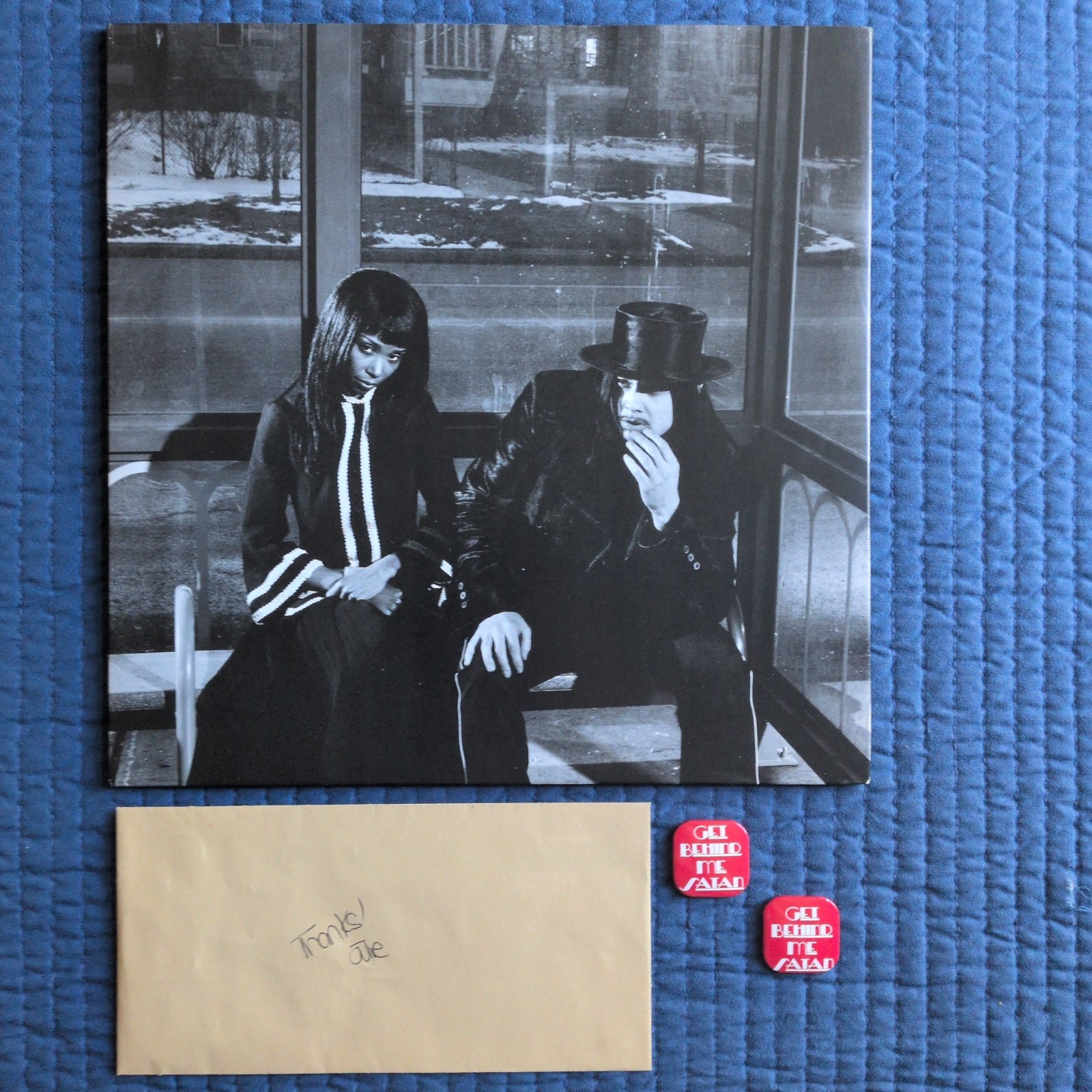THE White Stripes – Get Behind me, Satan 2005 EU 2LP Promo Vinyl #7 + Promo Pins