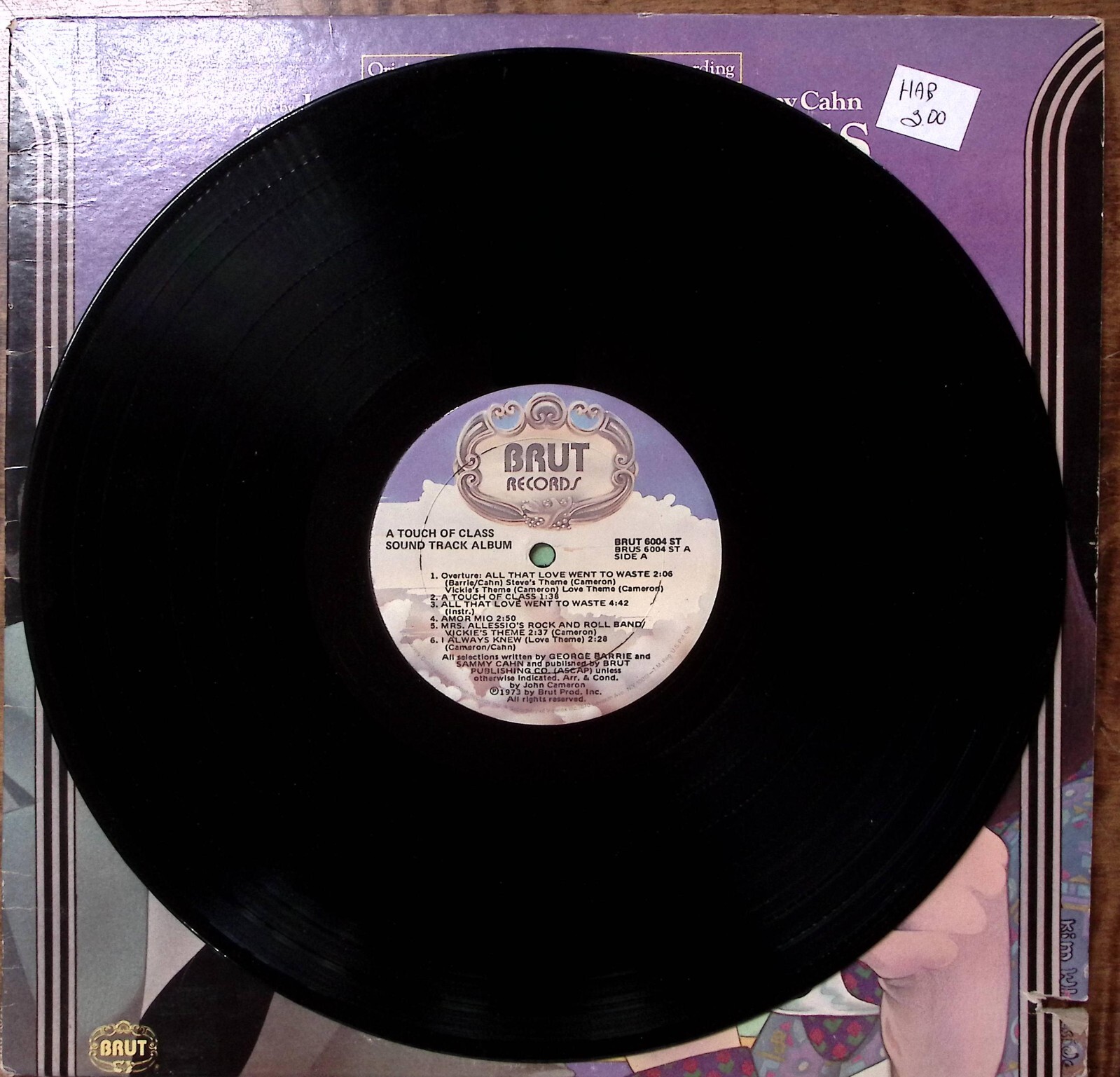 GEORGE SEGAL & GLENDA JACKSON, JOHN CAMERON A TOUCH OF CLASS VINYL LP 202-36