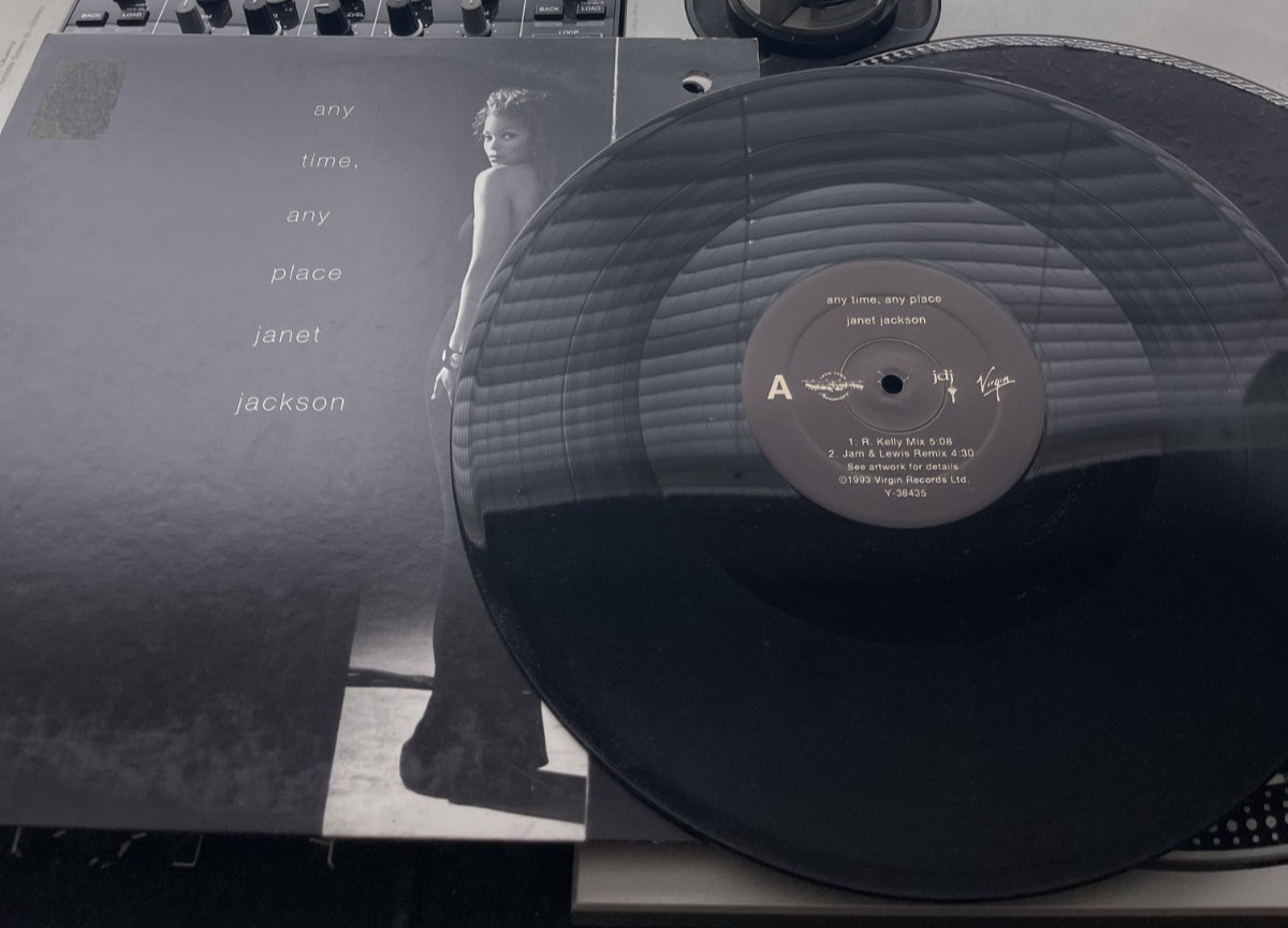 Janet Jackson – Any Time Any Place OG 1993 Press 12″ PROMO In Pic Cover VG+/VG