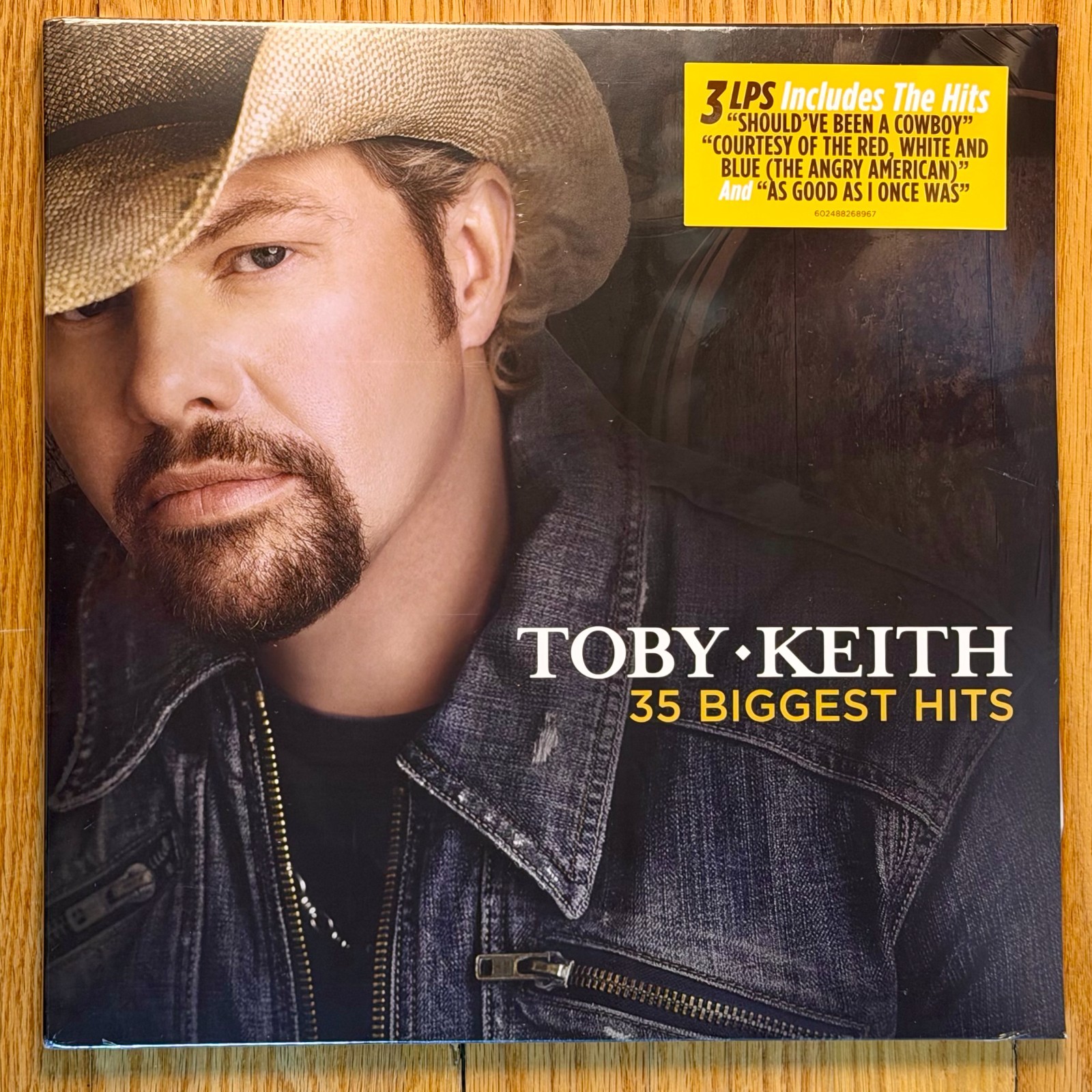 TOBY KEITH 35 Biggest Hits 3LP VINYL SET Courtesy of the Red, White, & Blue 0522