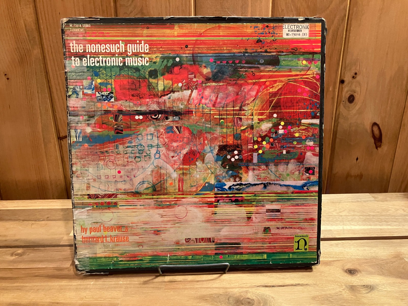 THE NONESUCH GUIDE TO ELECTRONIC MUSIC – PAUL BEAVER & BERNHARD KRAUSE vinyl lp
