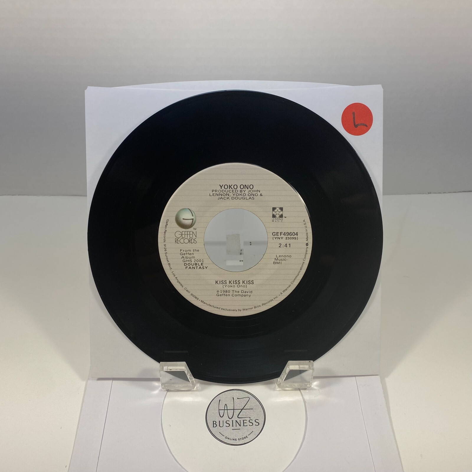 John Lennon – (Just Like) Starting Over/Kiss Kiss Kiss Geffen Records – GEF49604