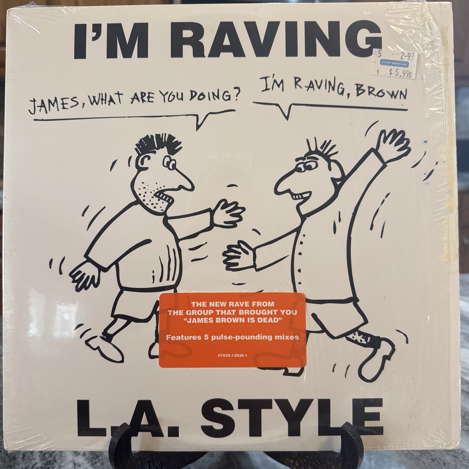 [EDM/DANCE/ELECTRONICA]~SEALED 12″~L.A. STYLE~I’m Raving~[x5 Mixes]