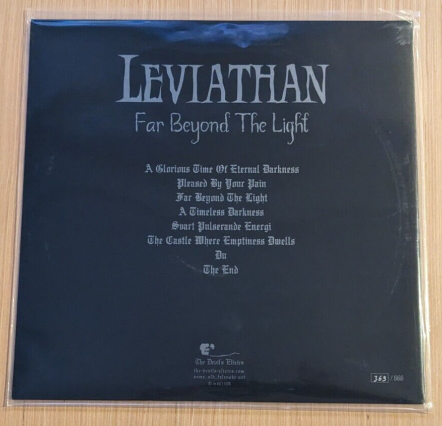 Leviathan Far Beyond The Light Vinyl Record LP BRAND NEW Dark Green