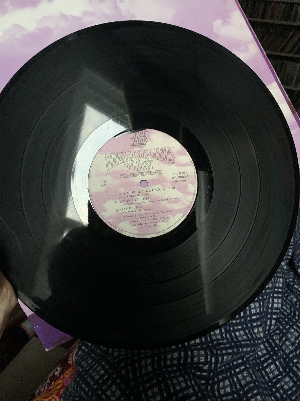 East Minneapolis Genius -1977 Recordings, 1985 Hot Pink Records VG+ Vinyl