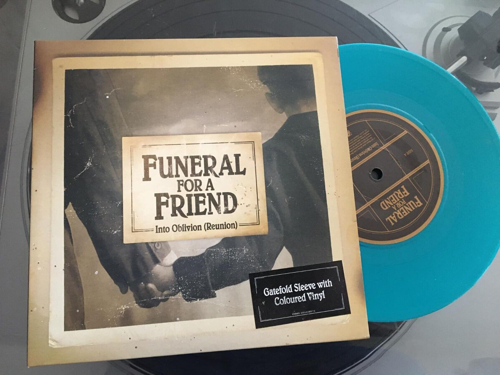 Funeral For A Friend – Into Oblivion (Reunion) 7″ Green Vinyl 2007 Gatefold