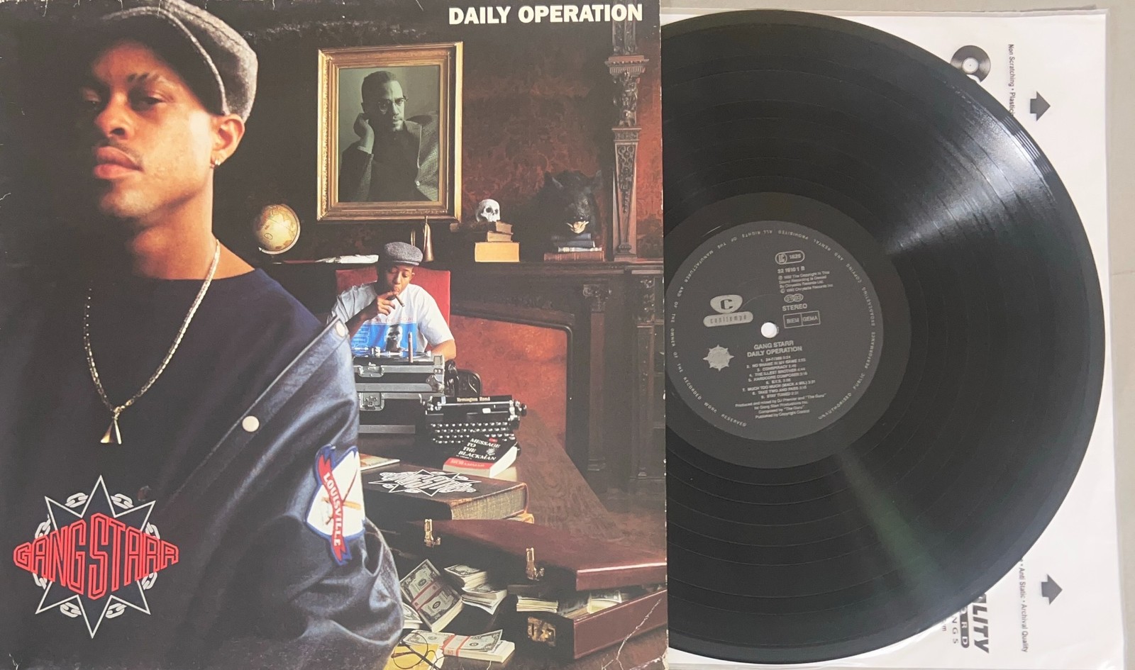 Gang Starr Daily Operation – UK Press 1998 Cooltempo Records CTLP27 Vinyl LP EX