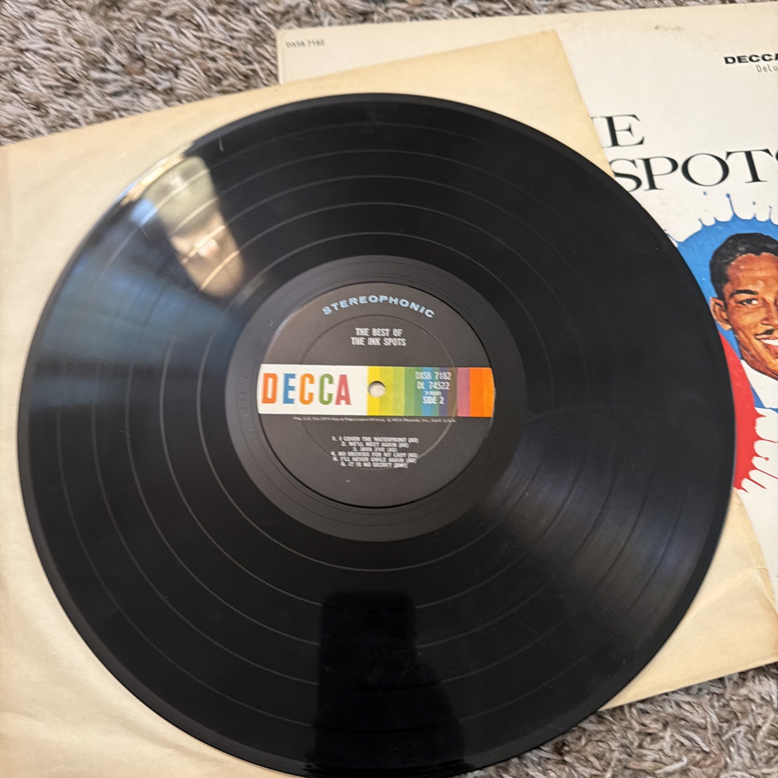 Decca Records The Best of The Ink Spots Vinyl 2 LP Stereo DXSB 7182 (pl47)