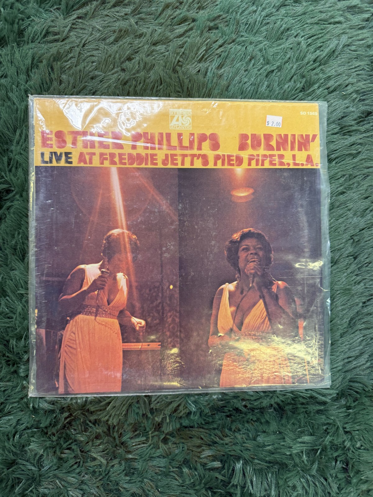 Esther Phillips Burnin’ Live at Freddie Jett’s Pied Piper L.A. Atlantic SD 1565