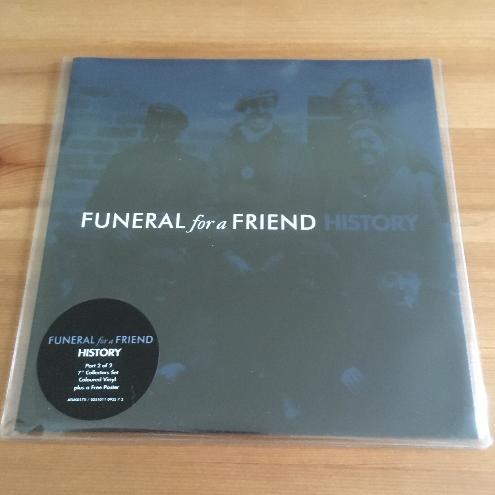 Funeral For A Friend – History – Part 2 – 7″ grey vinyl single w/ poster – NM/NM