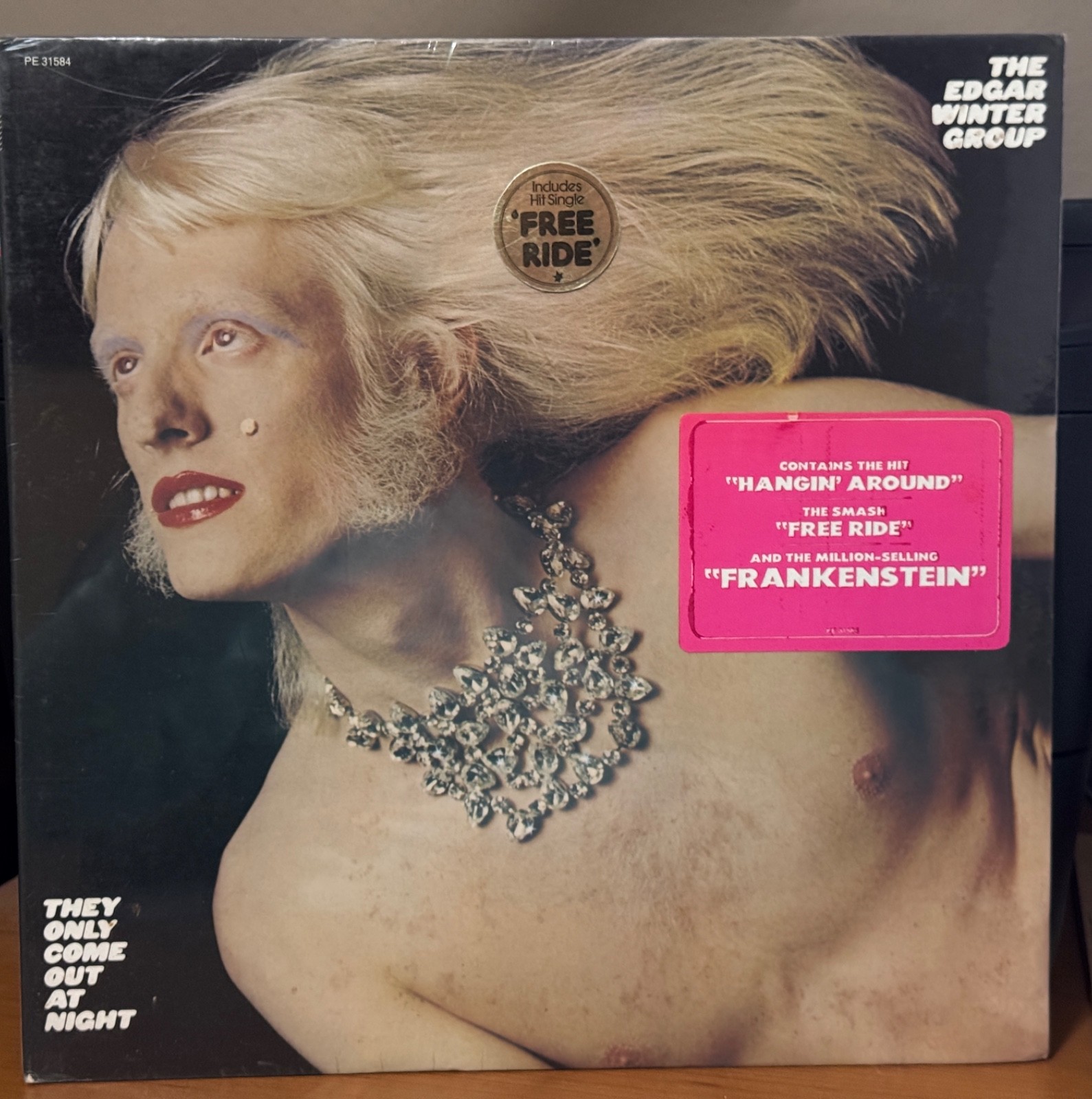Edgar Winter Group They Only Come Out At Night LP Sealed Original 3 Hype Sticker