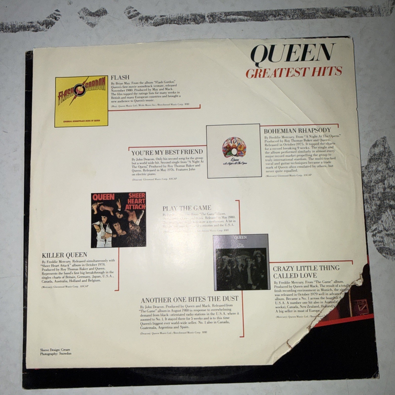 QUEEN – Greatest Hits LP