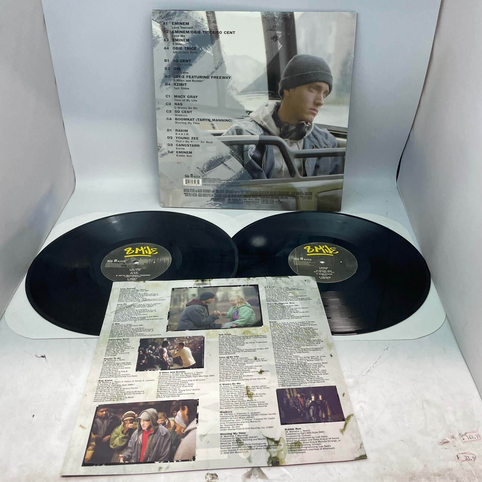 8 Mile Soundtrack Vinyl 2xLP Compilation OG US 2002 Press VG/VG+ Hip Hop
