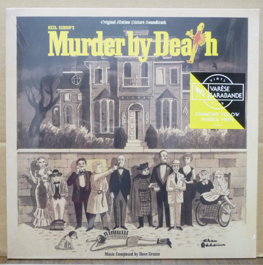 MURDER BY DEATH Soundtrack YELLOW MARBLE COLORED VINYL LP Dave Grusin SEALED