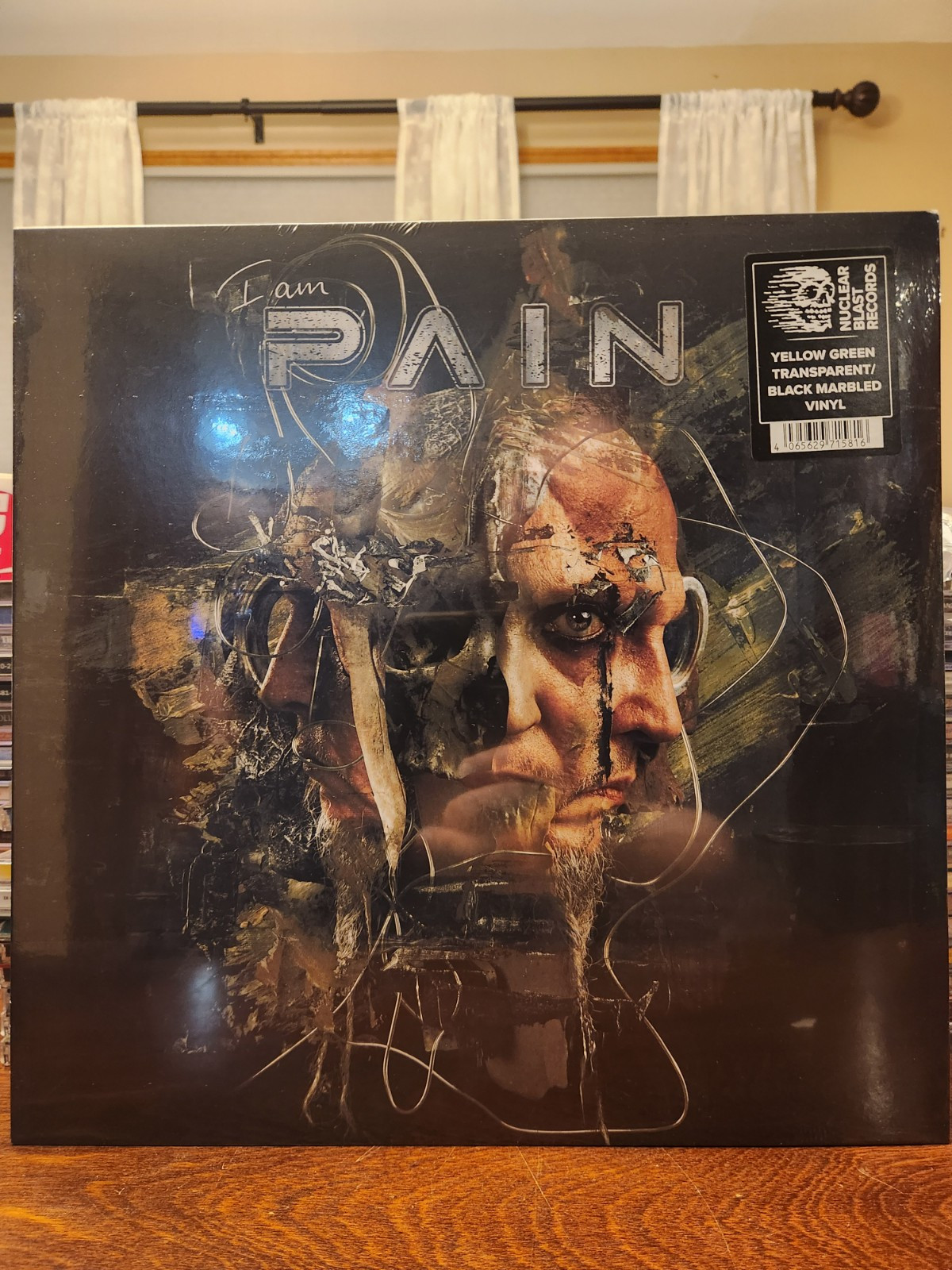 I AM-PAIN (Record, 2024) YELLOW/GREEN TRANSPARENT BLACK MARBLE
