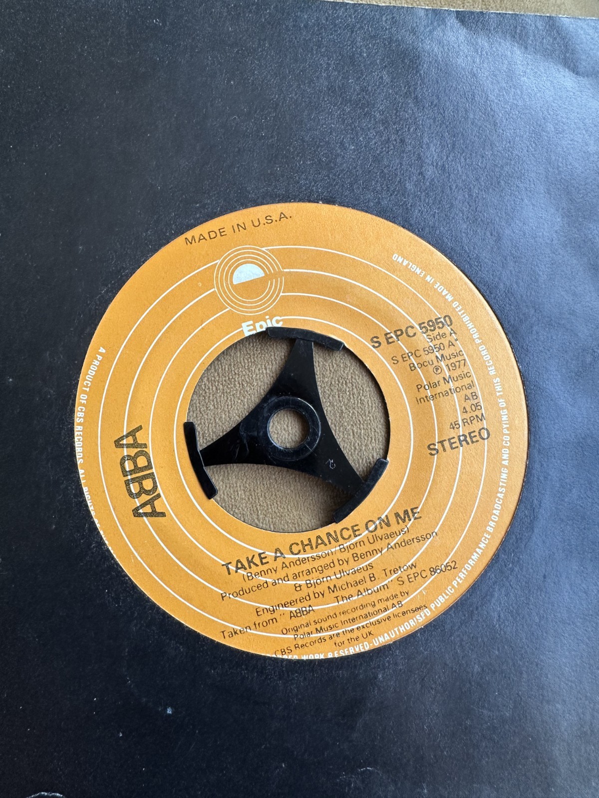3 x ABBA LPs + Dancing Queen + Take A Chance on Me 7″s – vinyl record bundle