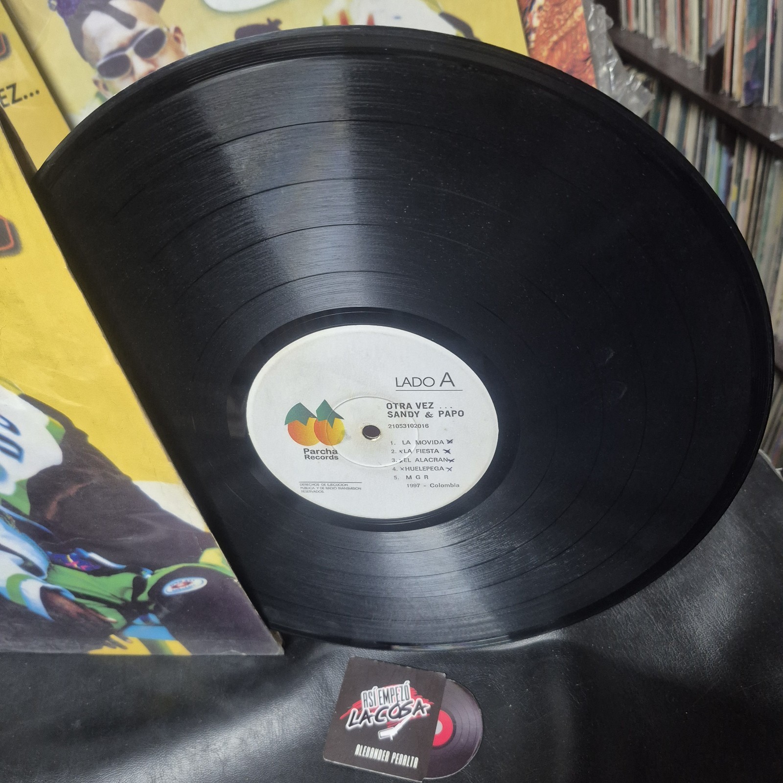 Sandy & Papo – Otra Vez Merengue, Hip-House – Edición Unica, Colombia 1997 VG+