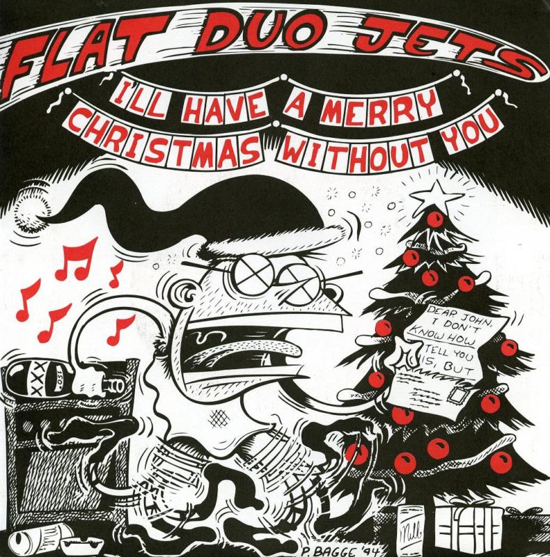FLAT DUO JETS Christmas 7″ NEW cramps psychobilly cbgb dex romweber gene maltais