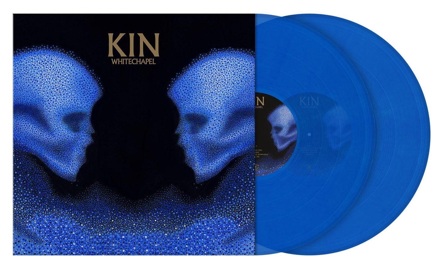 WHITECHAPEL – KIN, ORG 2021 EU CLEAR SKY BLUE vinyl 2LP, 500 COPIES! SEALED!