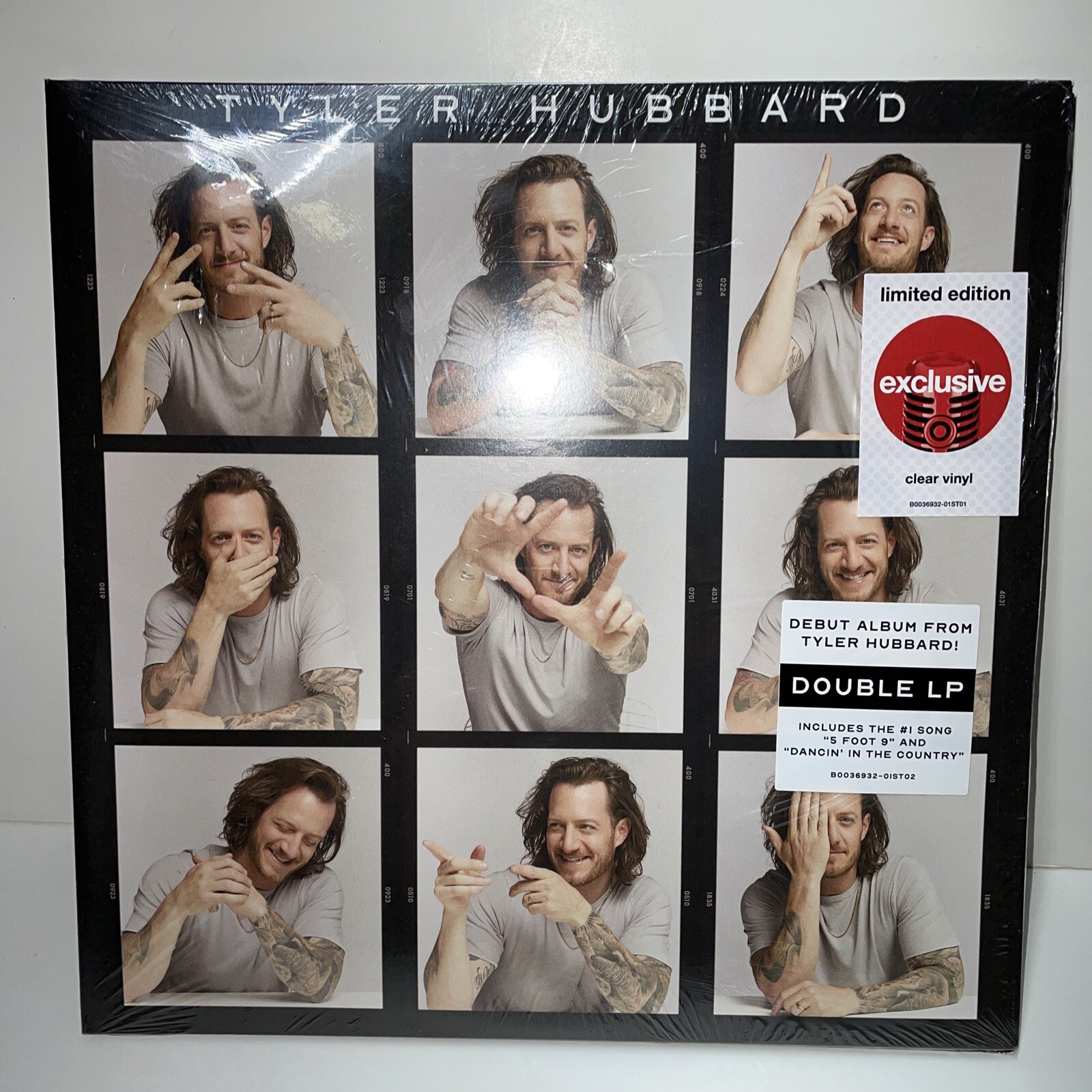 Tyler Hubbard Exclusive Limited Tyler Hubbard Clear Colored Vinyl Record 2XLP