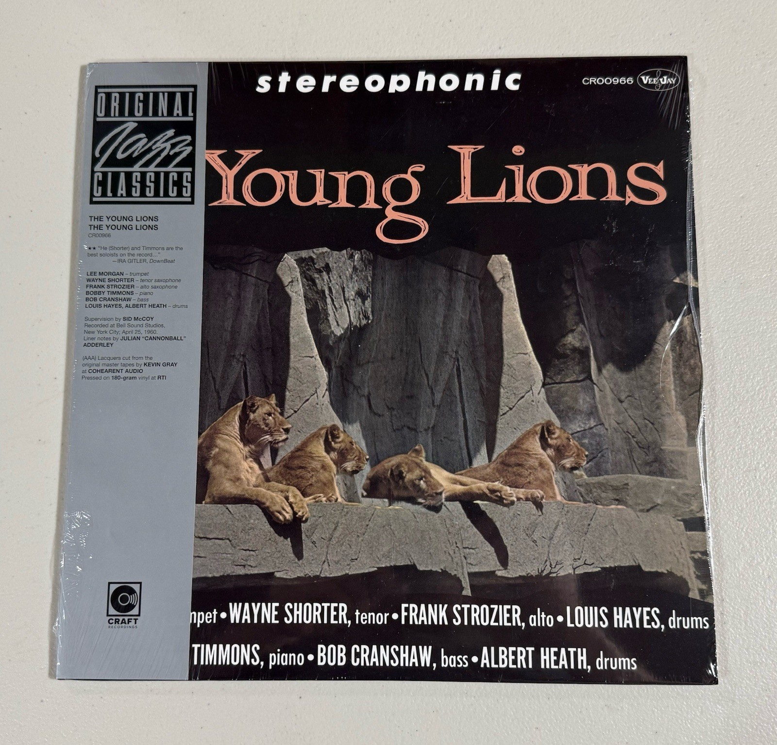 The Young Lions – Self Titled Original Jazz Classics 180 Gram Vinyl NEW