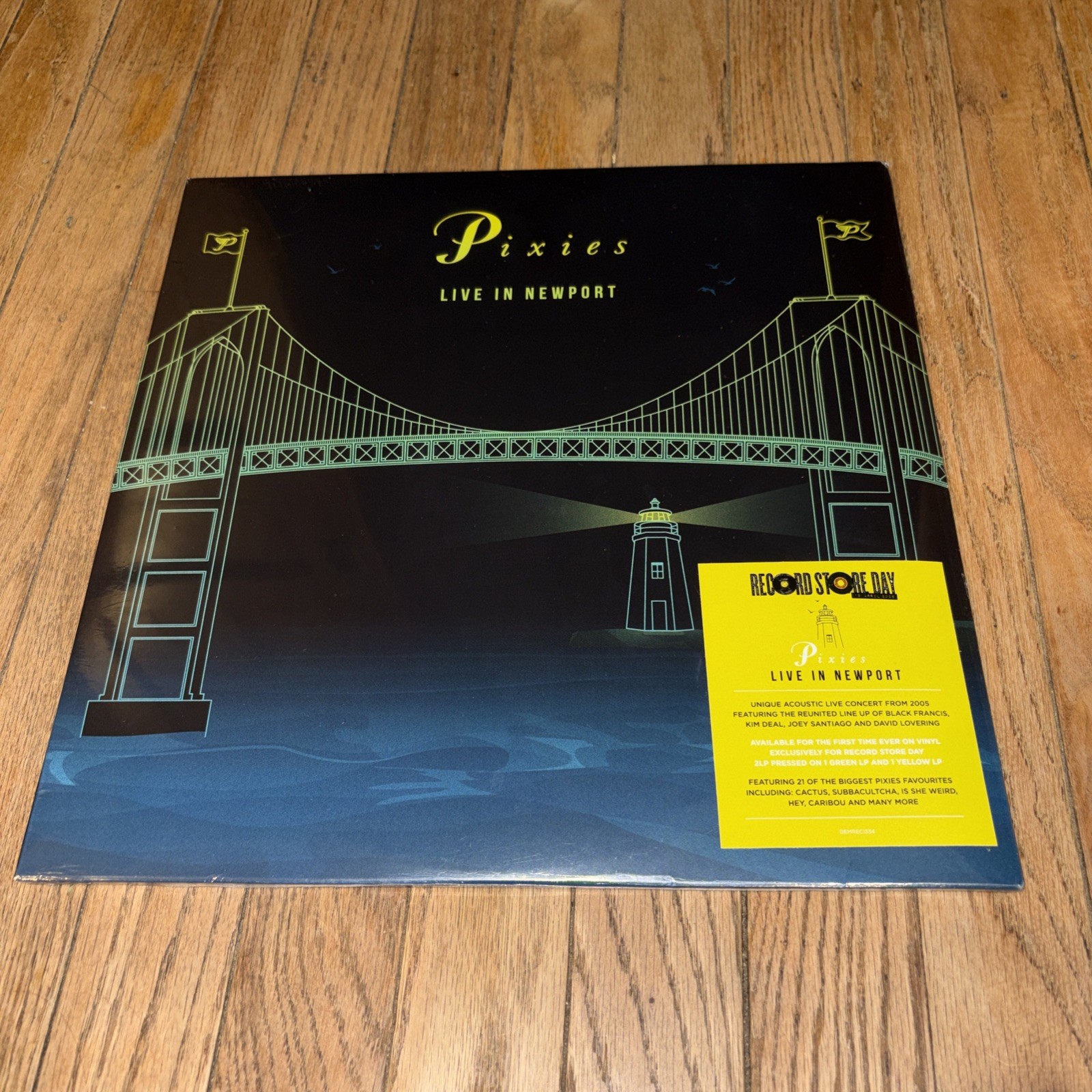 The Pixies Live in Newport 2005 New Sealed RSD 2026 PRESALE Green & Yellow Vinyl