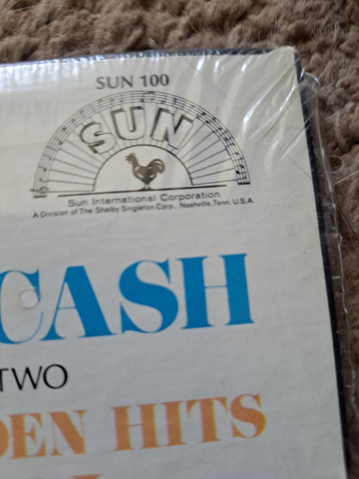 Sun 100 First Printing Sun Records Johnny Cash Original Golden Hits Volume 1