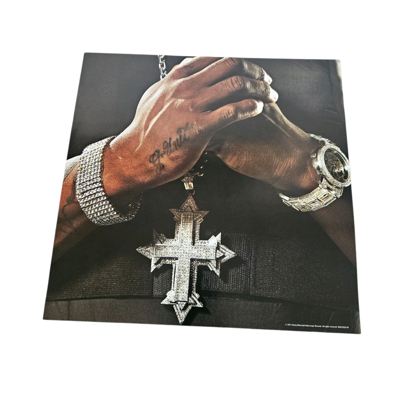 50 Cent Get Rich Or Die Tryin 2014 Walmart Reissue Red Opaque Vinyl Record 2x LP