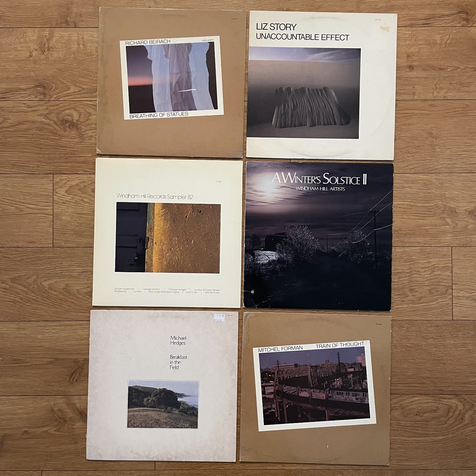 Windham Hill LPs: Lot of (6), Hedges/Story/Forman, more, EXC