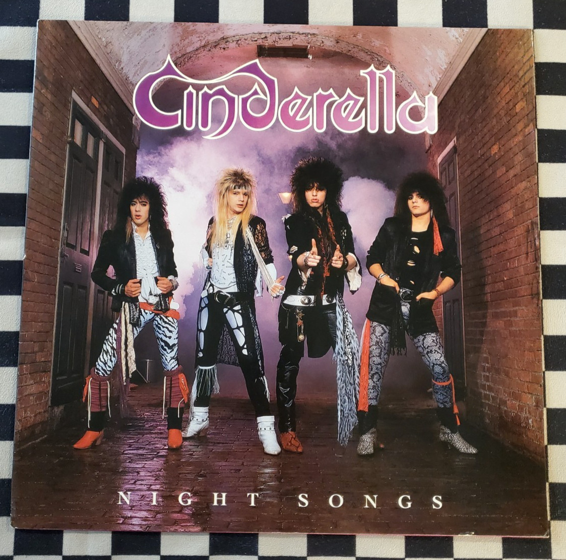 Night Songs LP by Cinderella vinyl 1986 VG+ 422-830076-1M-1 Mercury Records