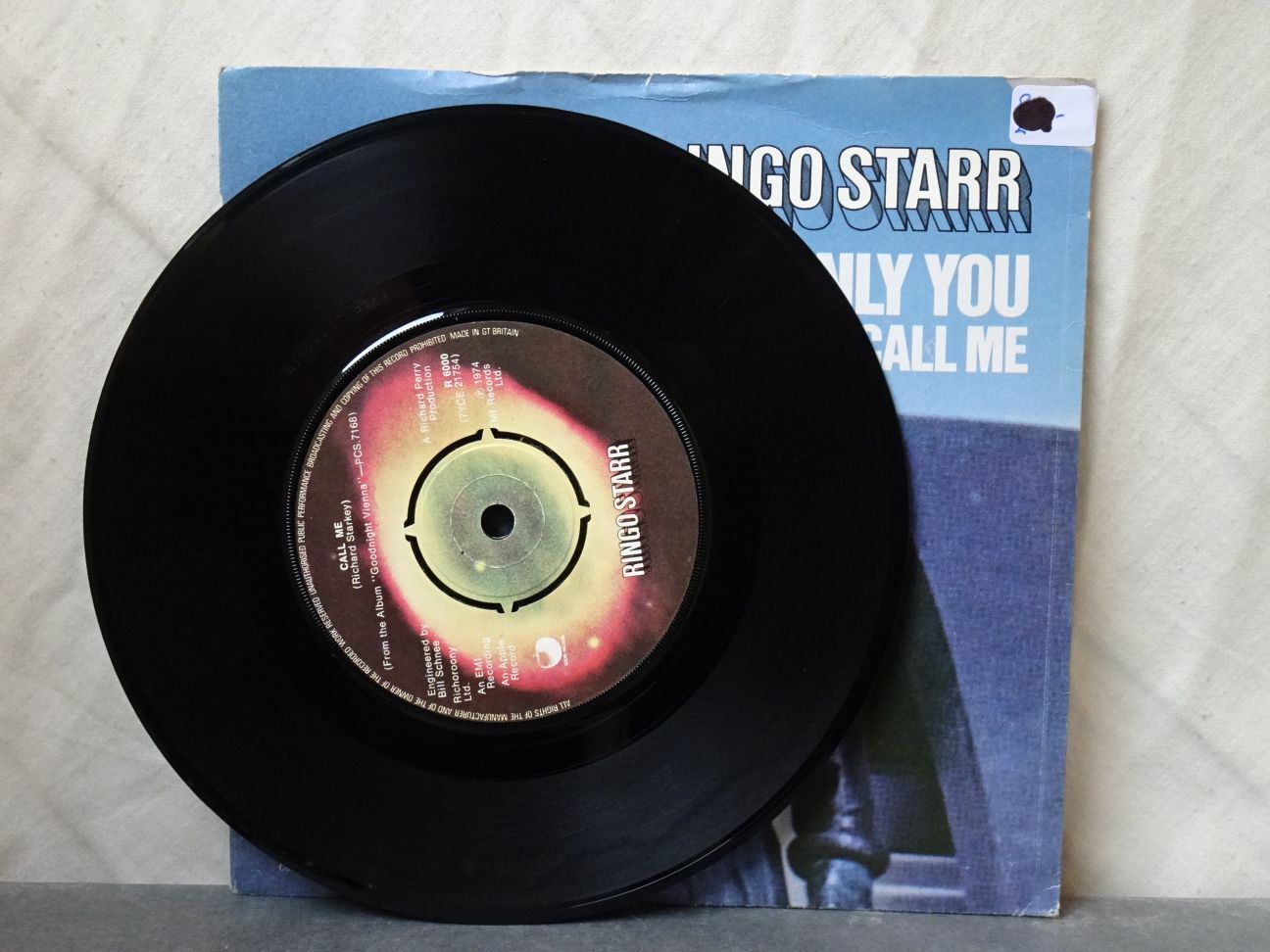 Ringo Starr: 2 Original 1970s 7″s