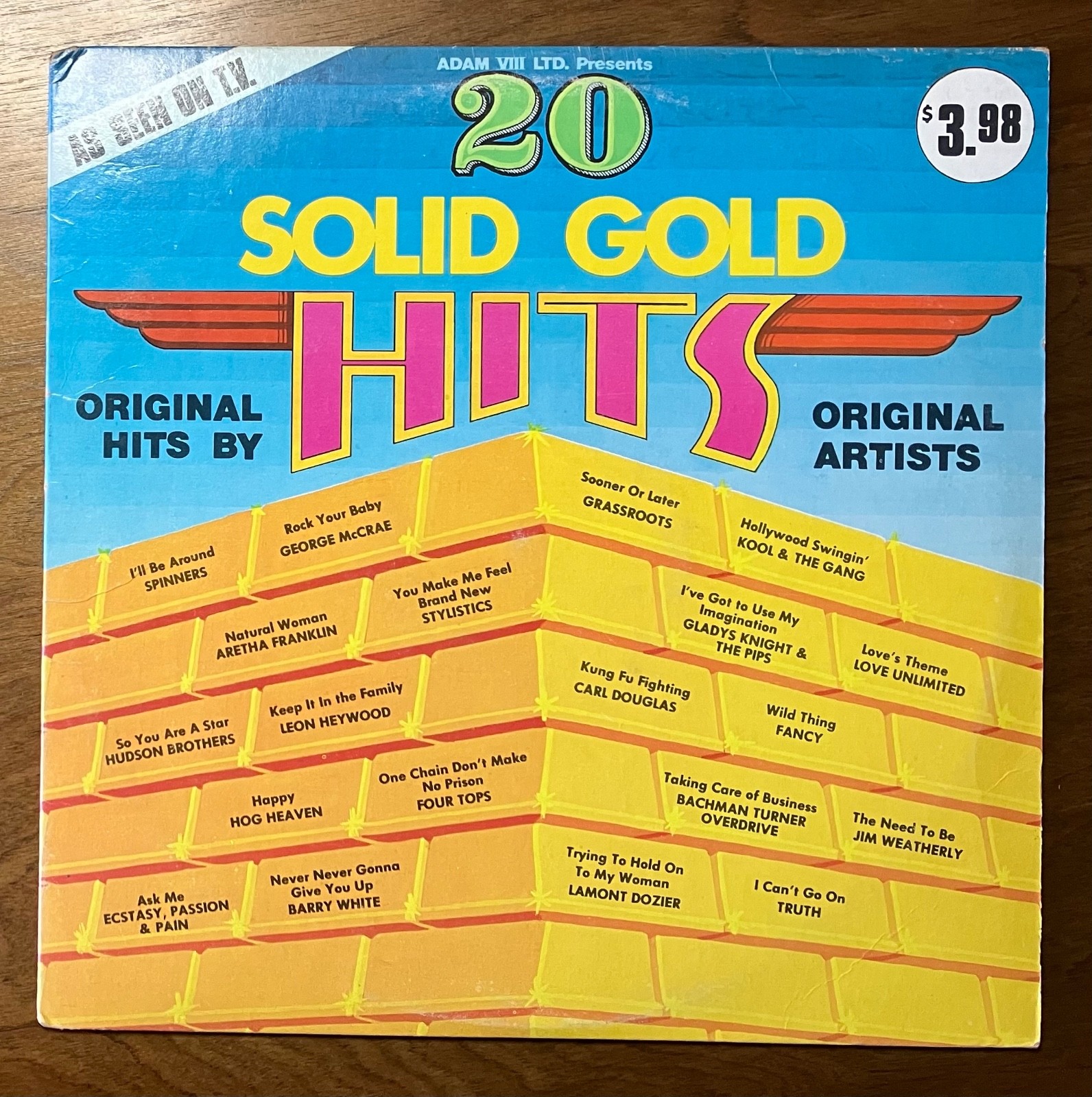 Adam VIII Ltd. Presents 20 Solid Gold Hits Albums Record Lp Vinyl Untested
