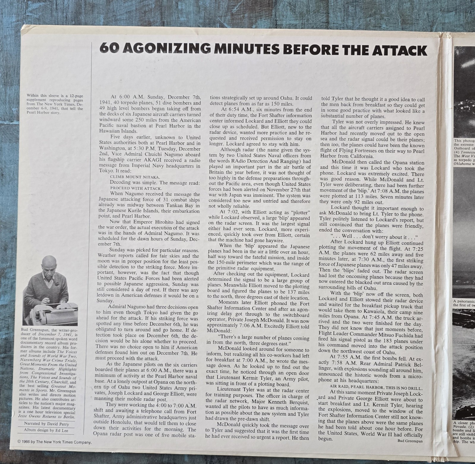 December 7, 1941 Gatefold LP