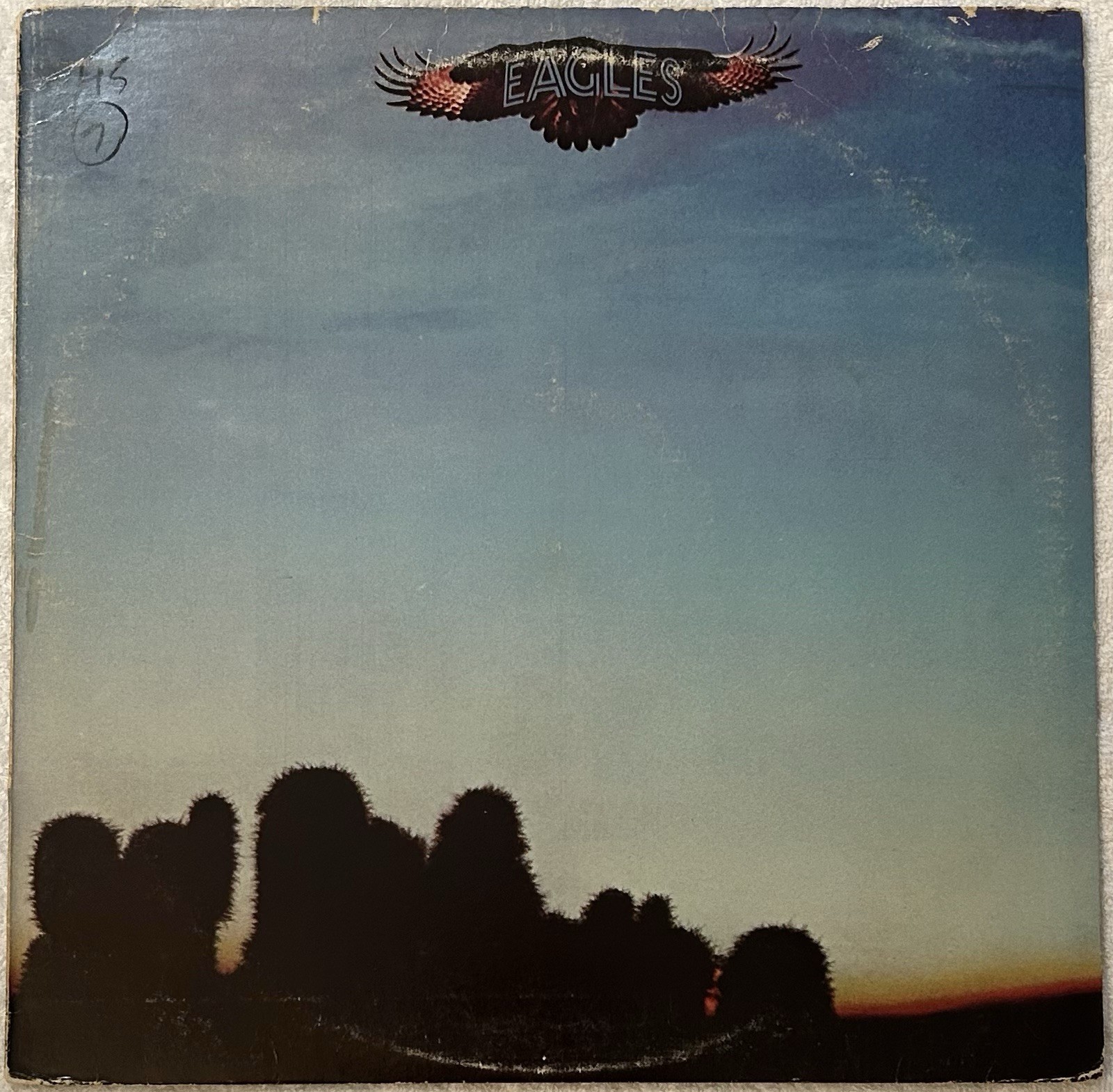 The Eagles Self Titled Debut ~Vinyl LP Asylum SD-5054 COVER & VINYL ARE VG+