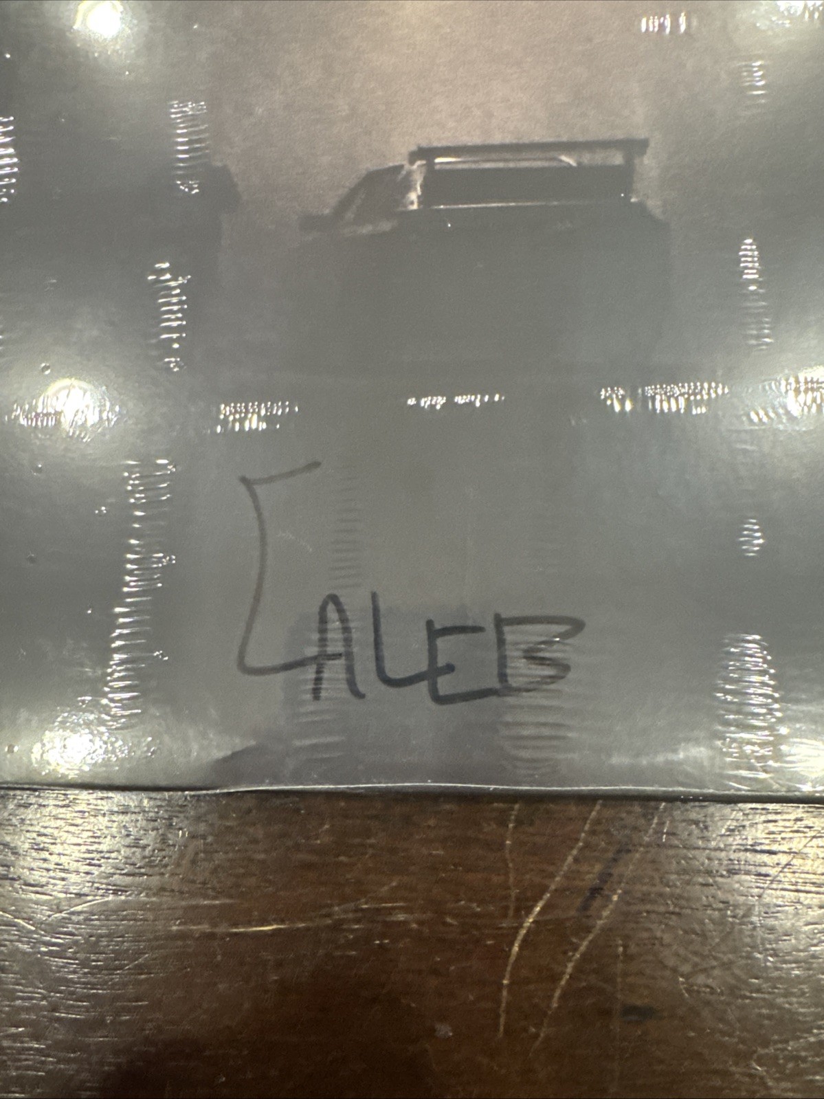 DON TOLIVER Octane Tunnel Autograph METALLIC SILVER Vinyl SIGNED Cover Jacket