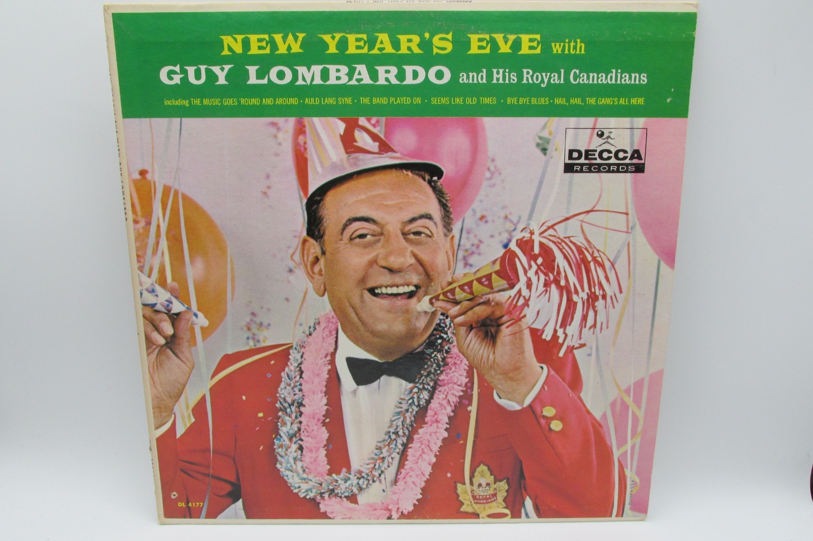 NEW YEAR’S EVE GUY LOMBARDO AND HIS ROYAL CANADIANS VINYL 33RPM RECORD!