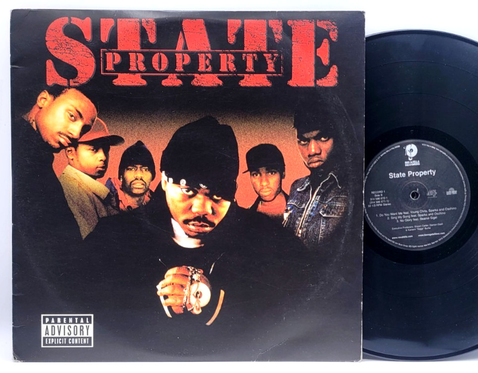 VARIOUS ARTISTS – STATE PROPERTY SOUDTRACK – HIP HOP LP RECORD 2002 OG