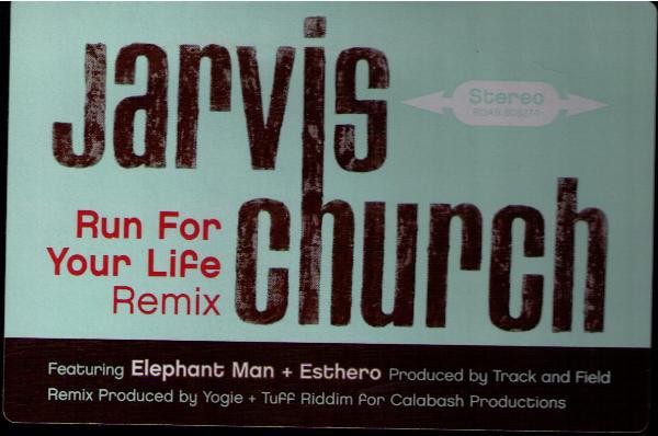 Jarvis Church Featuring Elephant Man + Esthero, Run For Your Life (Remix), (12″,