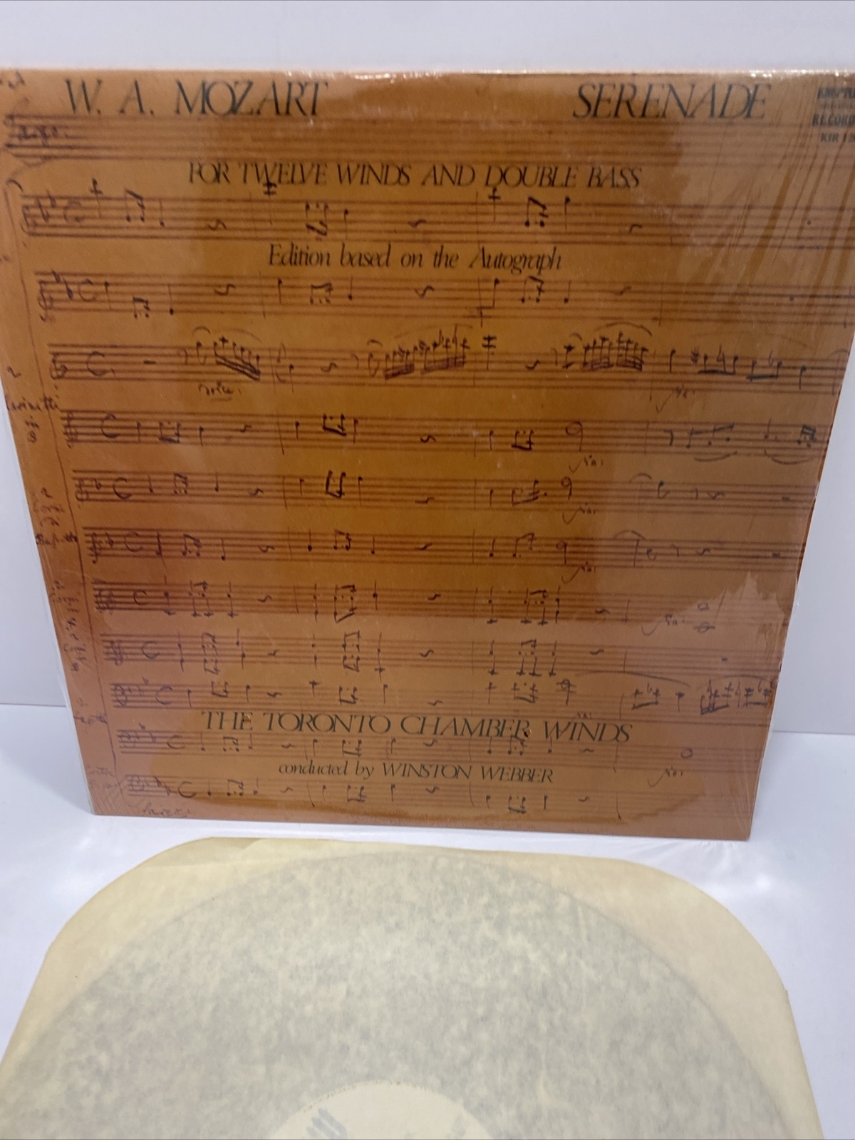 Serenade For Twelve Winds And Double Bass (Vinyl, 1981) KIR1202