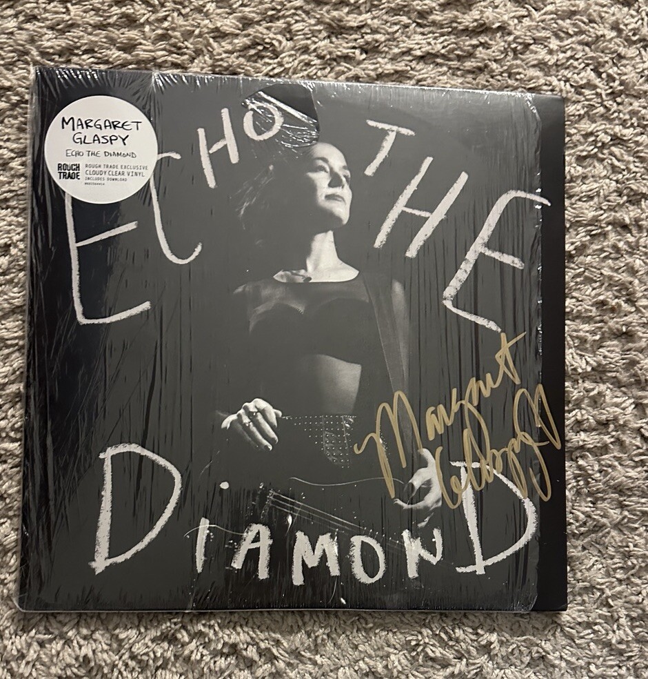 Margaret Glaspy Echo The Diamond Signed Vinyl Jacket Rough Trade NYC Exclusive