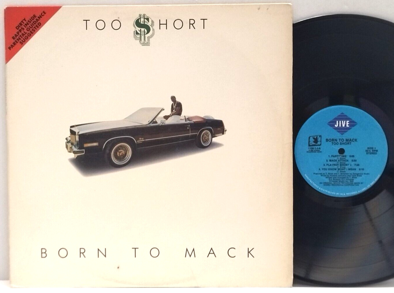 Too Short – Born To Mack LP 1988 US Jive Hip Hop N.W.A. Dr. Dre 2 PAC Snoop Dogg