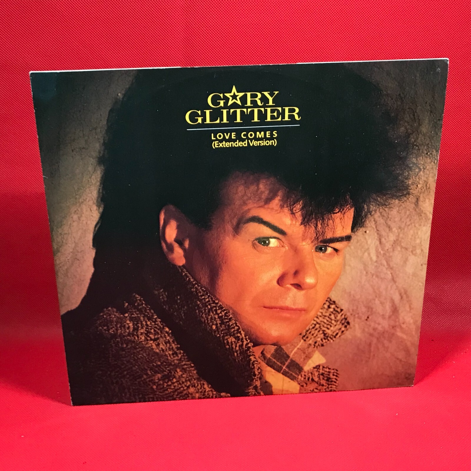 GARY GLITTER Love Comes 1985 UK 12″ vinyl single Boys Will Boys record