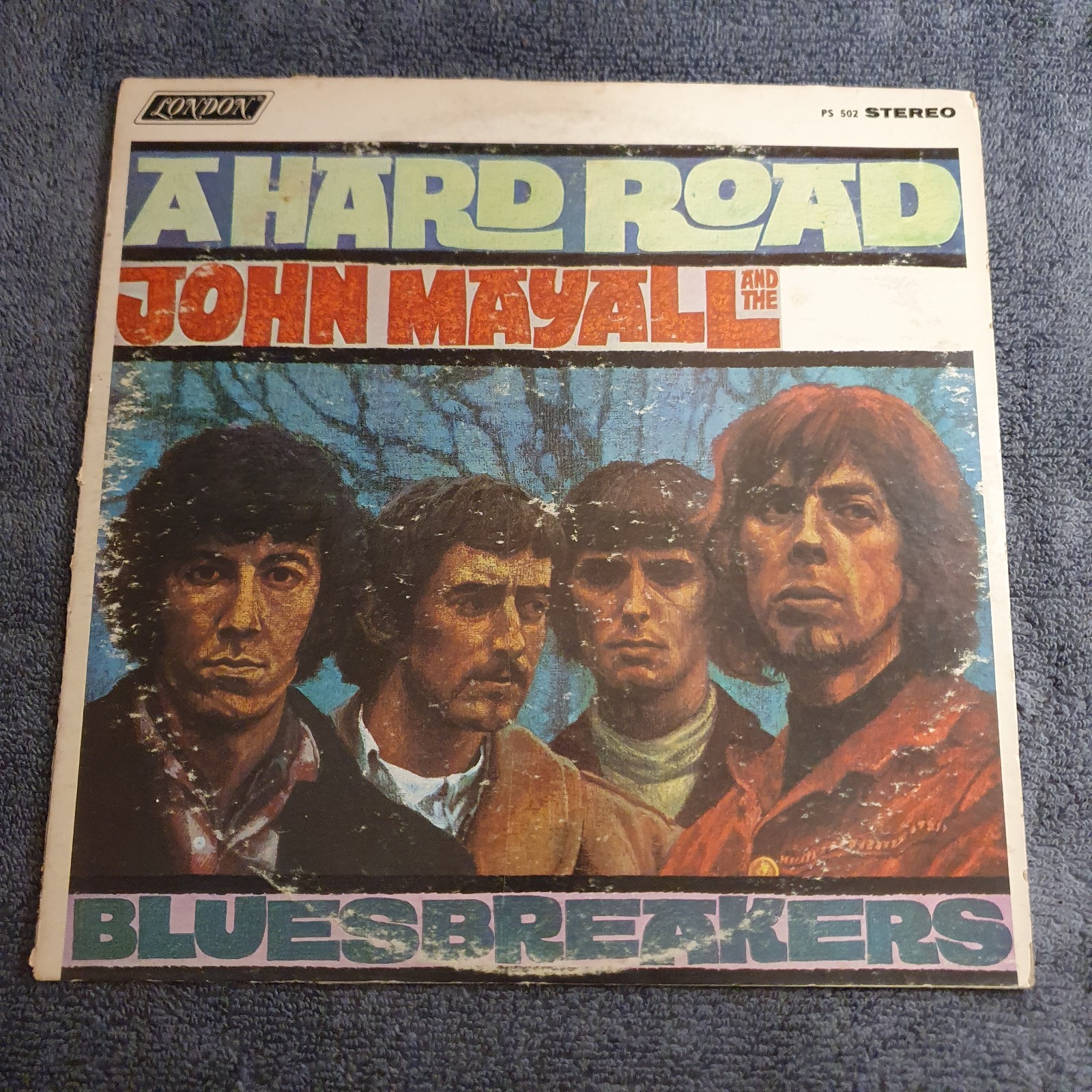 RARE John Mayall – A Hard Road 1967 Vinyl – Record Itself VG/Excellent Condition