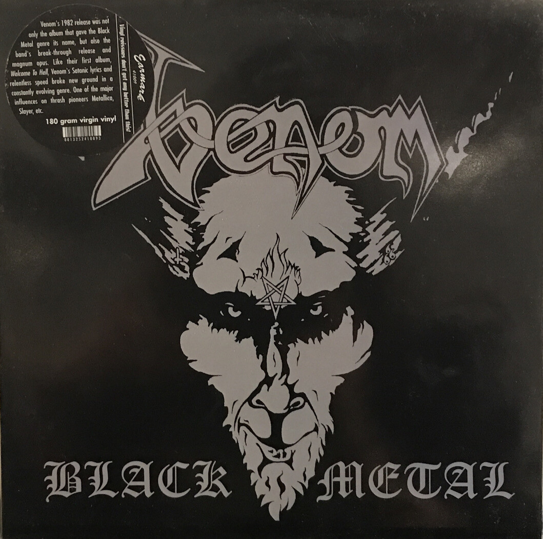 Venom – Black Metal LP 2003 Earmark – 41009 [Sealed] [Italy] [180 G]