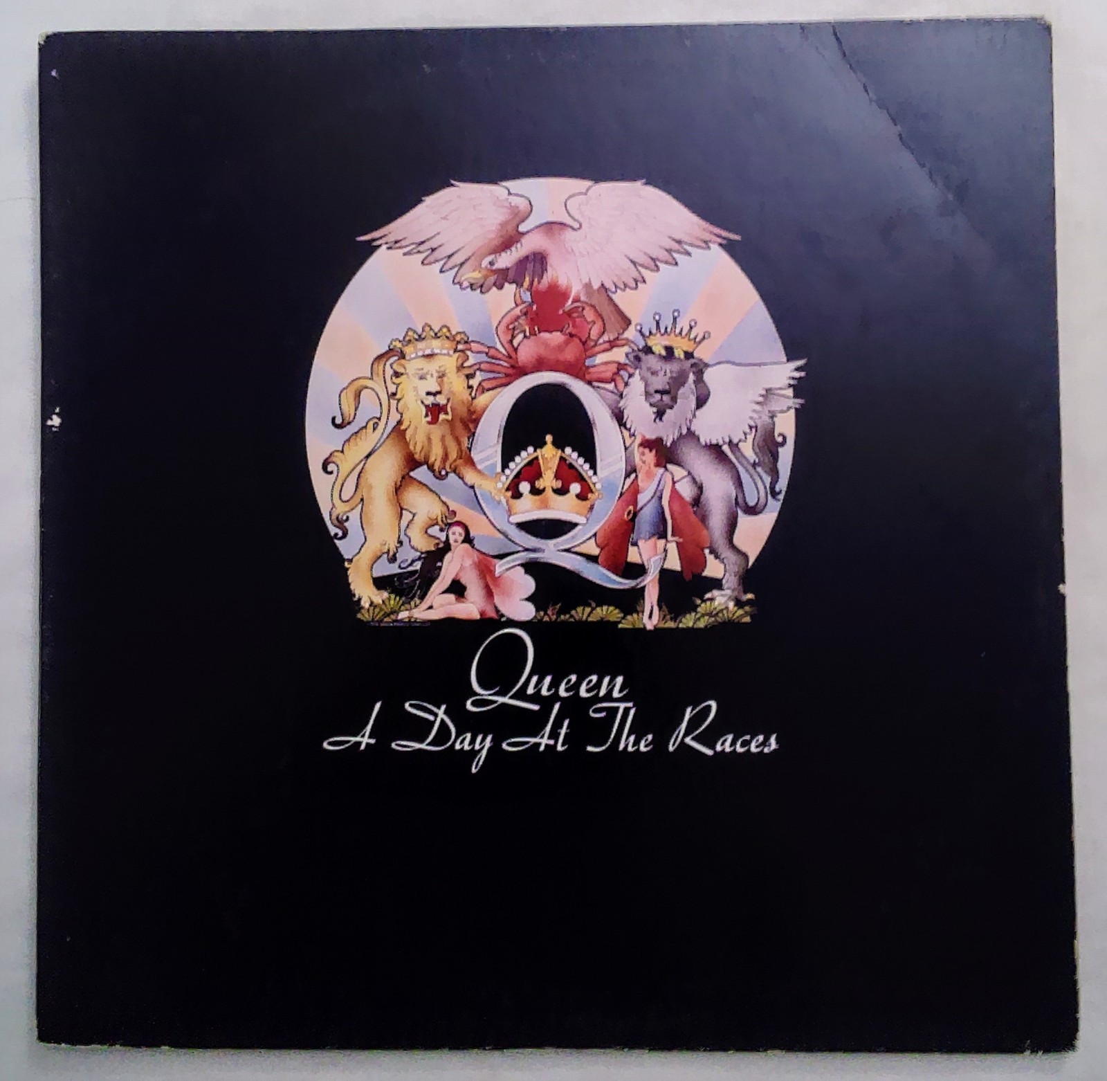 Queen A Day At The Races Record LP Elektra 1976 Very Good Condition