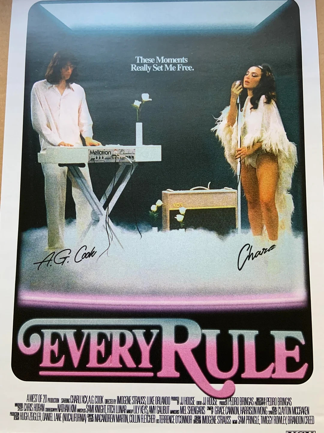 Charli xcx Poster Exclusive Crash Era. New in the Packaging Never Used.